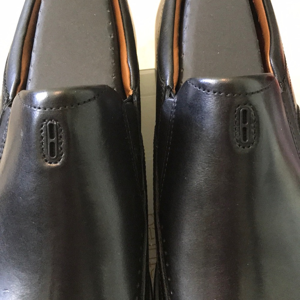 Clarks Unbrylan Lane Black Leather Shoes - Picture 5 of 8